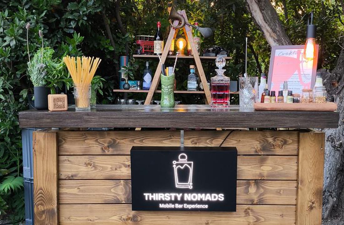 Eco-friendly bar setup